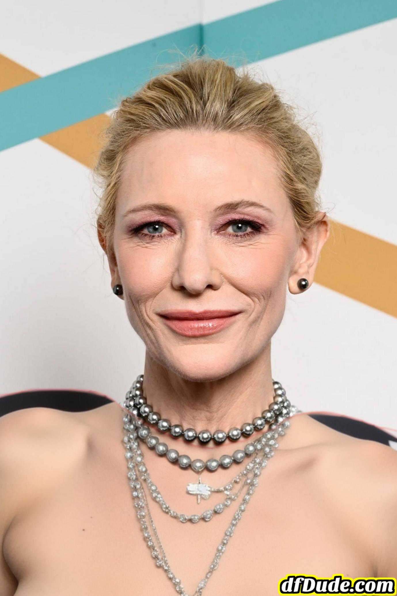 Cate Blanchett without dress attends the 76th EE British Academy Film Awards (BAFTA 2023) at the Royal Festival Hall in London, UK